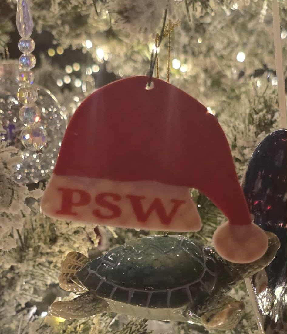 Santa PSW Ornament