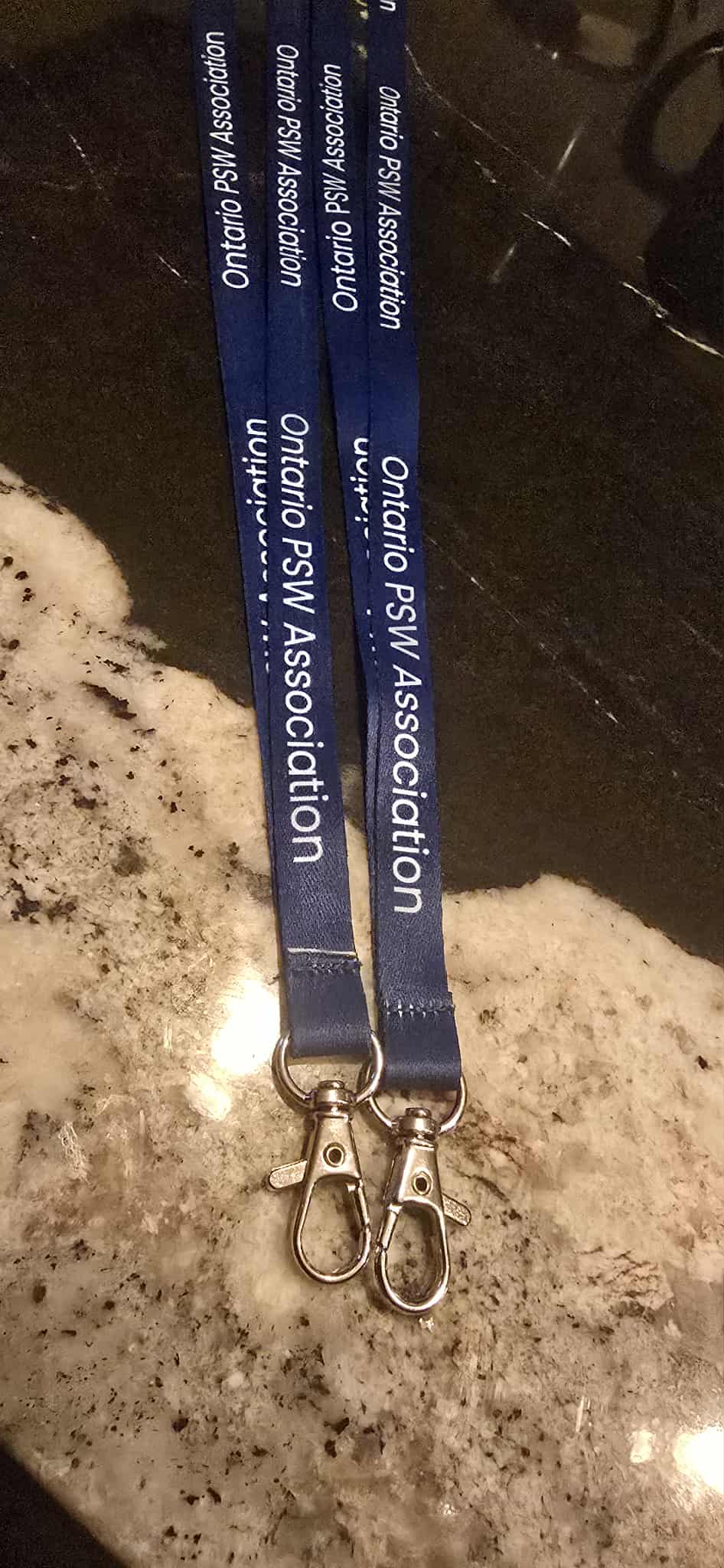 Ontario PSW Association Lanyard!